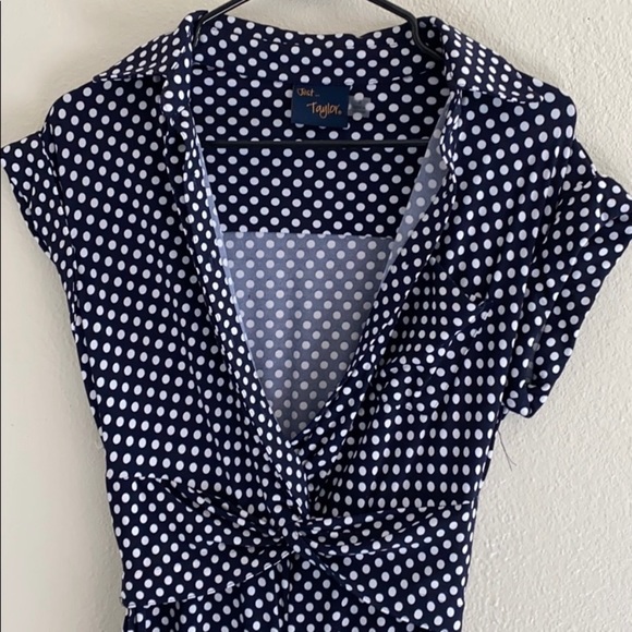 Polka dot blue romper - Picture 2 of 3
